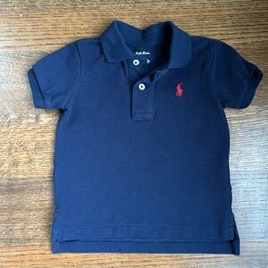 RL Baby Polo Shirt - Navy 12m
